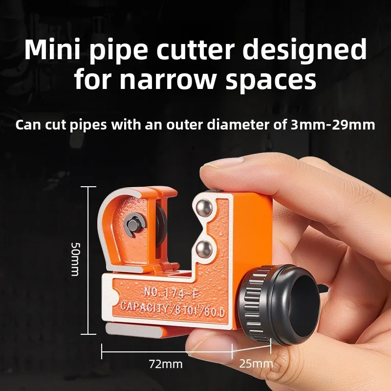 

Mini Pipe Cutter Copper Tube Aluminum Tube Metal Heavy Duty Pipe Cutter Set 3-29mm