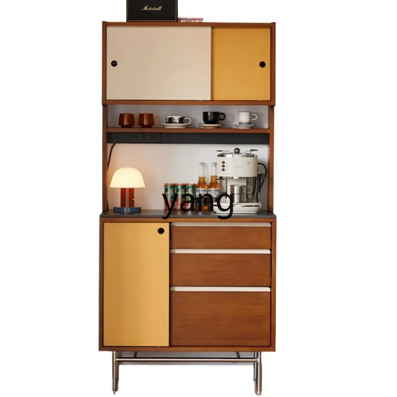 LH retro dining side cabinet against the wall storage cabinet narrow small apartment simple tea coffee cabinet