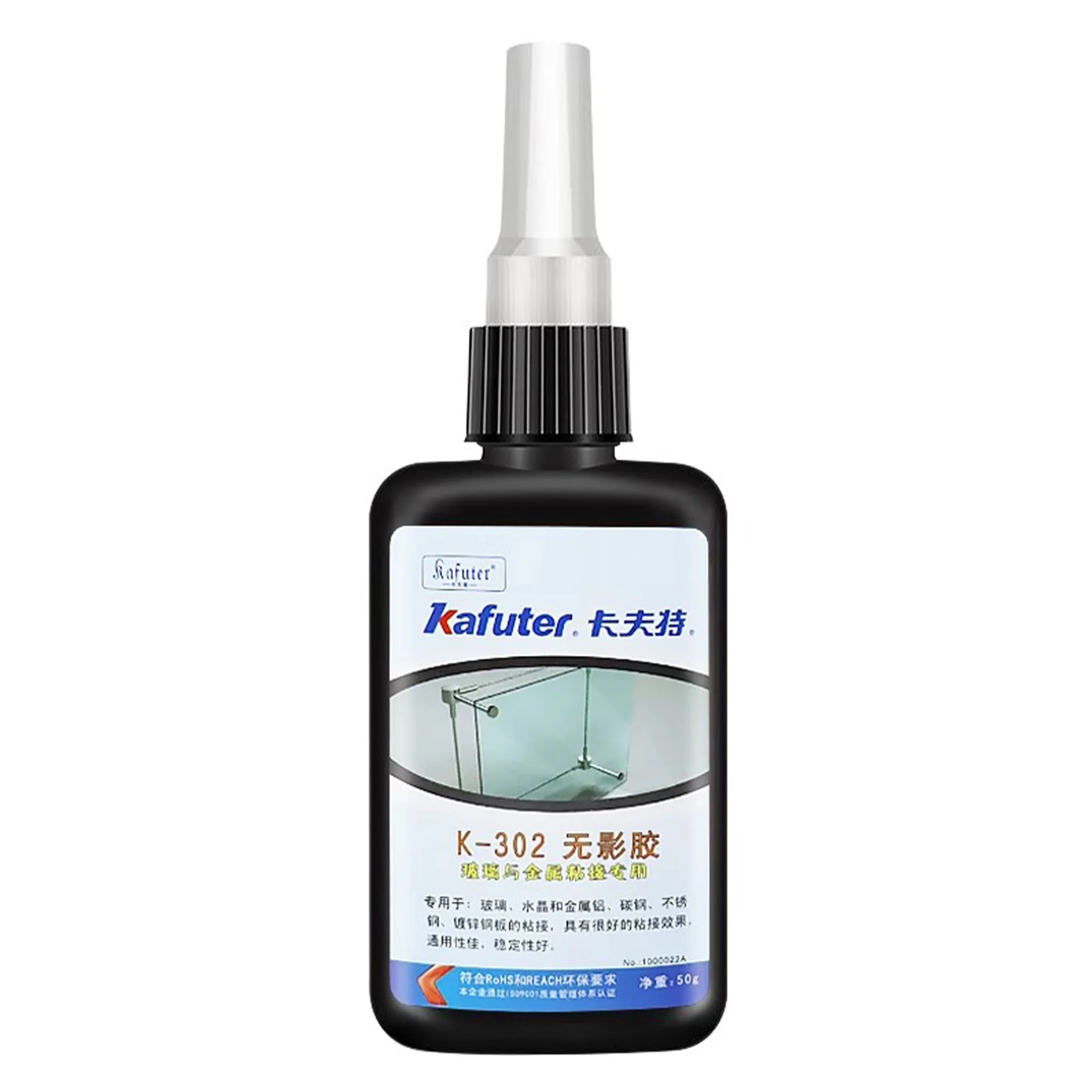 Kafuter K-302 Epoxy Shadowless Adhesive High Strength Clear Bonding Glue for Glass & Metal