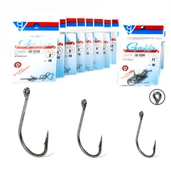 Gamakatsu LS-1209 Fishing Gear Accessories Head Big Eye Hook Fishing Carp Saltwater Fish Hooks Squid Jig Hook For Fish Sea