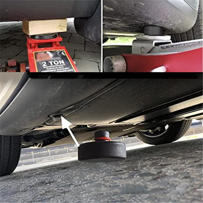 Car Jack Rubber Pad Adapter Tool Chassis W/ Storage Case Suitable Lifting Safe Raise Heavy Duty For Tesla Model 3 Model S X Y