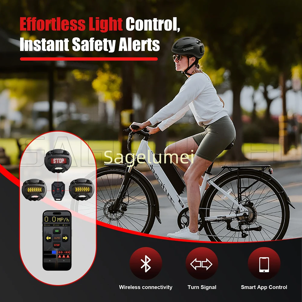 Fanali posteriori con display a LED per adulti, controllo APP intelligente, bicicletta, mountain bike, casco da ciclismo su strada, casco da bicicletta regolabile