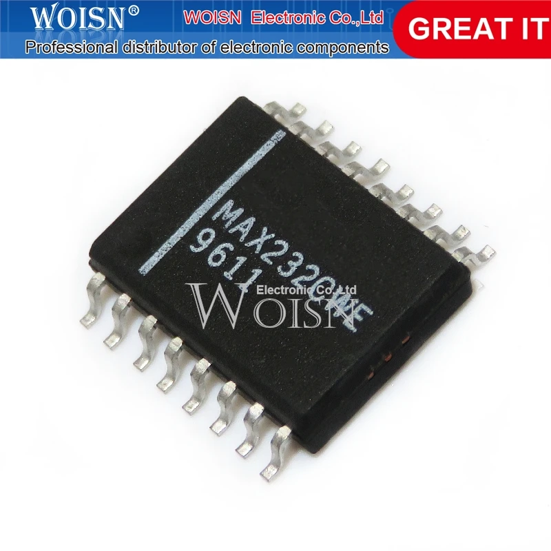 10PCS MAX232CWE MAX232 SOP-16