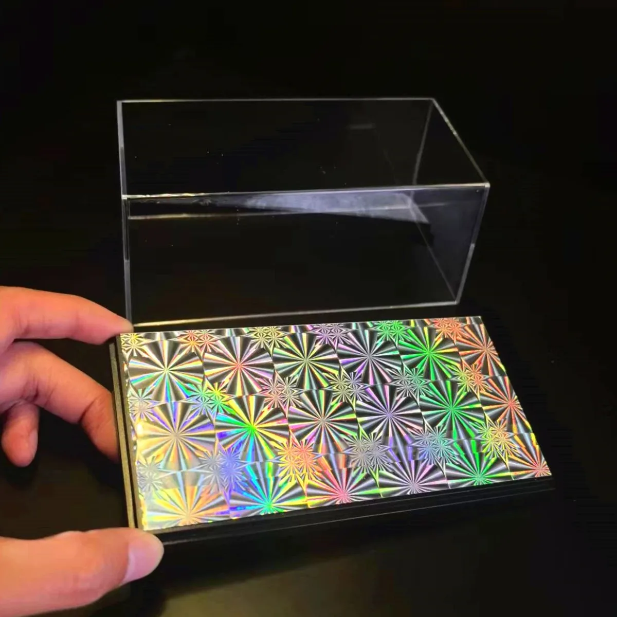 Acryl Display Box 5.8 "x2.8" voor Schaal 1:43 1:64 1:87 Auto Model Collectible Storage Case Figuur miniatuur DIY Gebouw Diorama