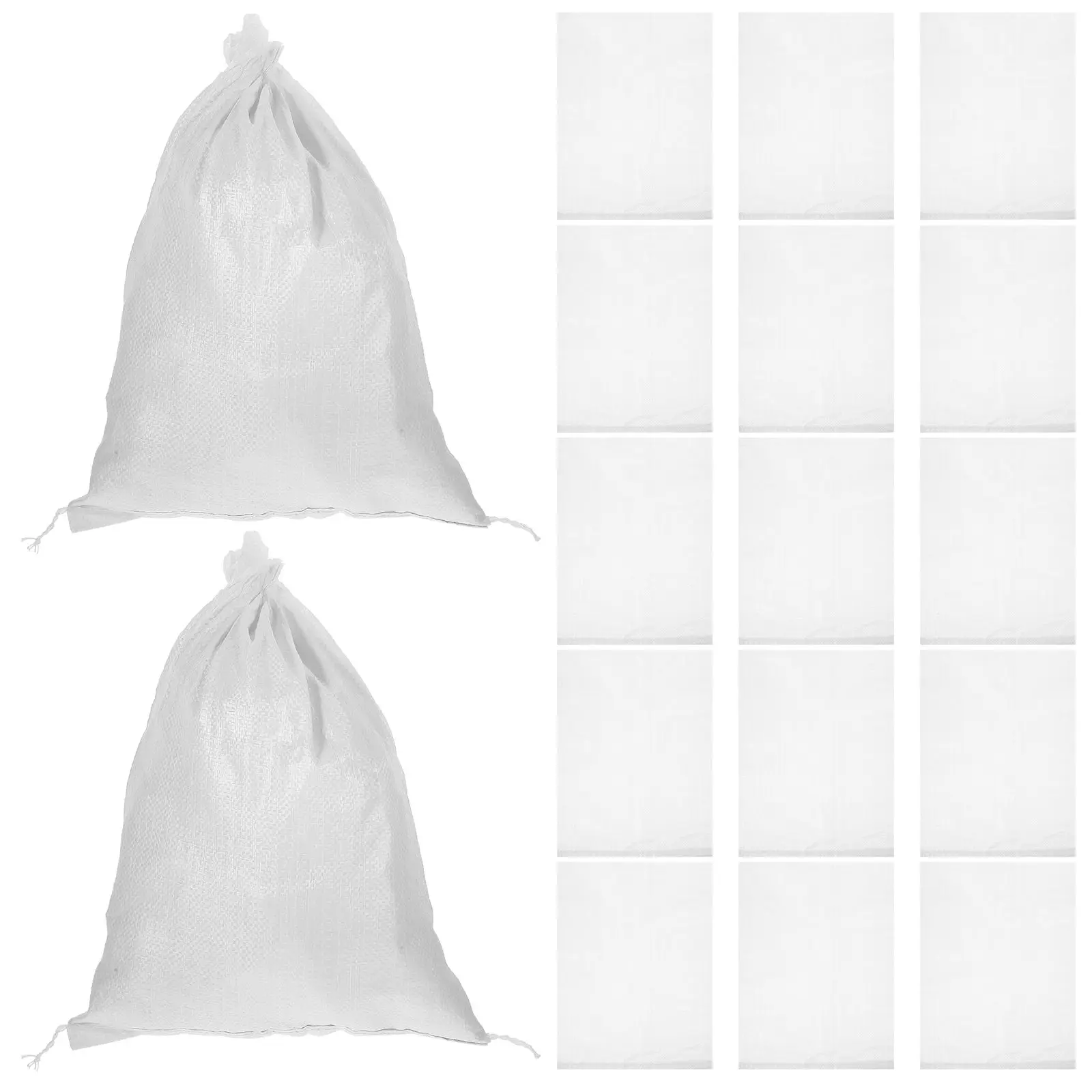 24 Pcs Empty Large Sacks Flour Express Logistics Bags Clothing Shipping Polypropylene Packing