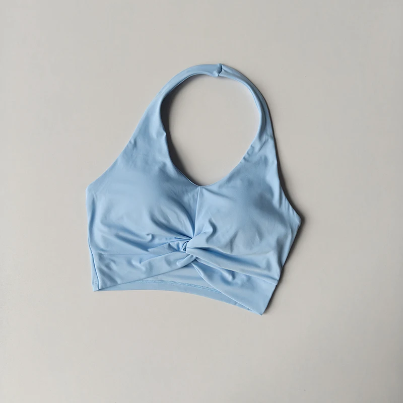 Neckhalter-Sportunterwäsche, Beauty-Back, integrierte Yoga-Weste für Frauen, geeignet für Training, Fitness, stoßfester Pilates-Lauf-BH – Detail 8