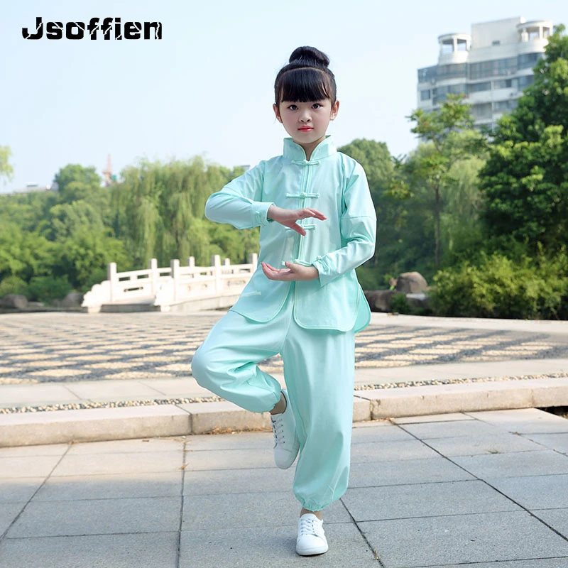 Children's martial arts costume performance costume practice tai chi Kung fu Chinese style kindergarten boys and girls costumes