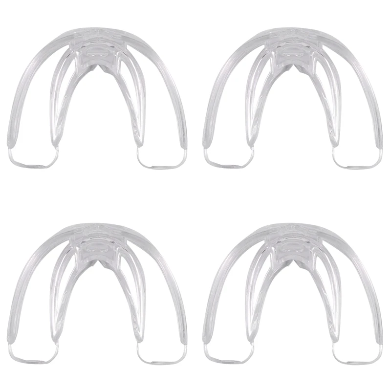 

4X Orthodontic Teeth Corrector Braces Tooth Retainer Straighten Tools Teeth Capped Transparent