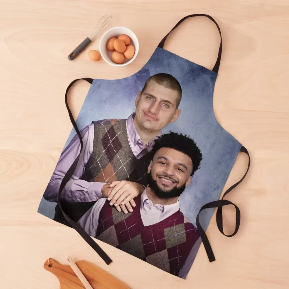 Joker and Murray - Step Brothers Apron Trim Cloth Professional Barber Apron