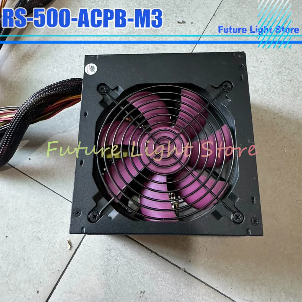 500W RS-500-ACPB-M3 Power supply 4+4 Graphics Card Power Supply 6+2