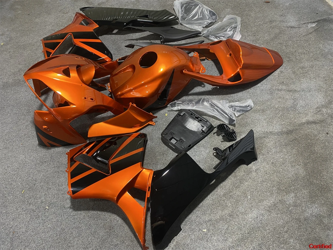 

Комплект обтекателя мотоцикла для CBR 600RR 2005 2006, кузов CBR600RR 05 06 600RR F5, оранжевый, черный