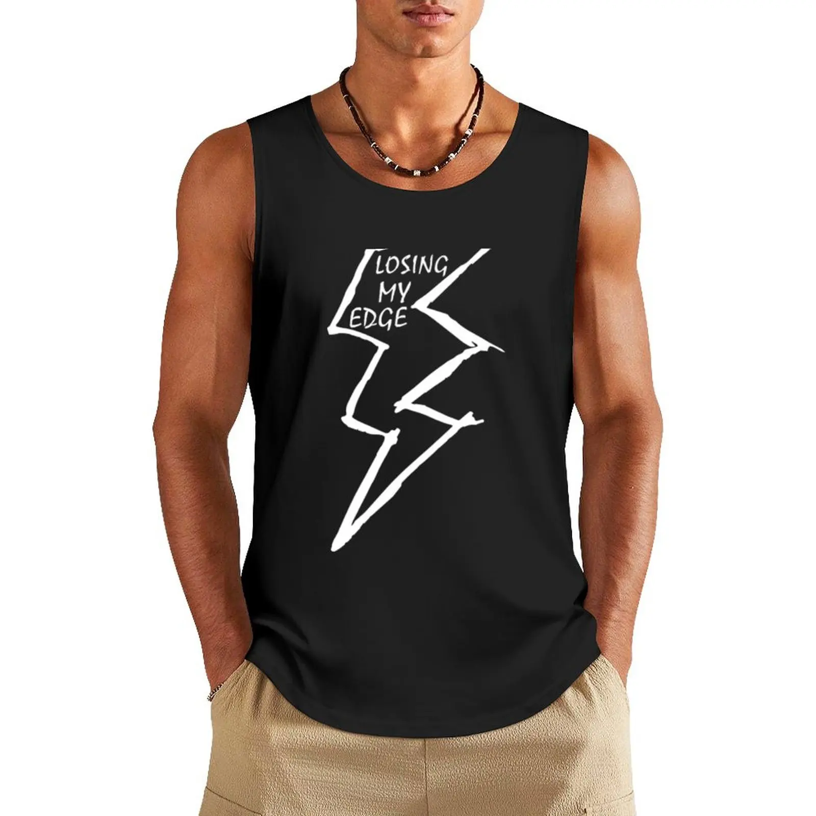 Lcd Soundsystem, Losing my edge Tank Top sleeveless shirt man Working vest Men's gym t-shirts