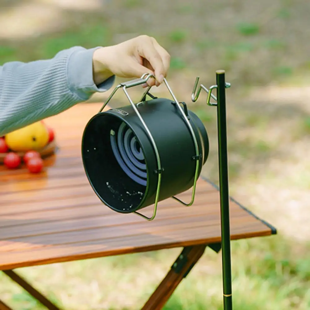Camping Incense Holder Outdoor Pig Incense Coil Holder Portable Spiral Incense Hanger Stand Camping Repellent Burner Box