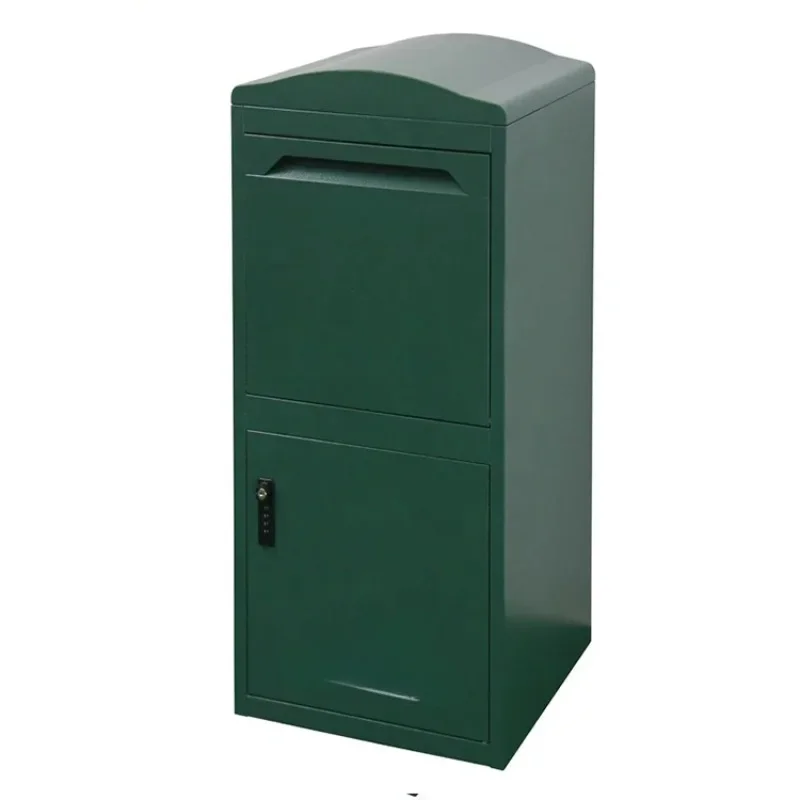 

Wall Mounted Freestanding Locking Vertical Dropbox Mailbox Parcel Box Made with Galvanized Steel White Black Green Everyday