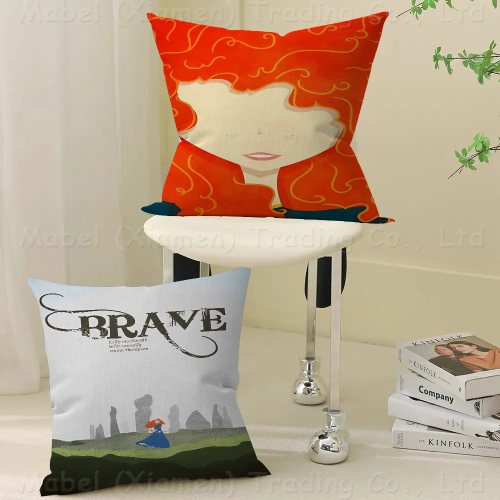 B-brave Movie Pillow Cover Sofa Cushion Cover Home Room Decoration Children Gift