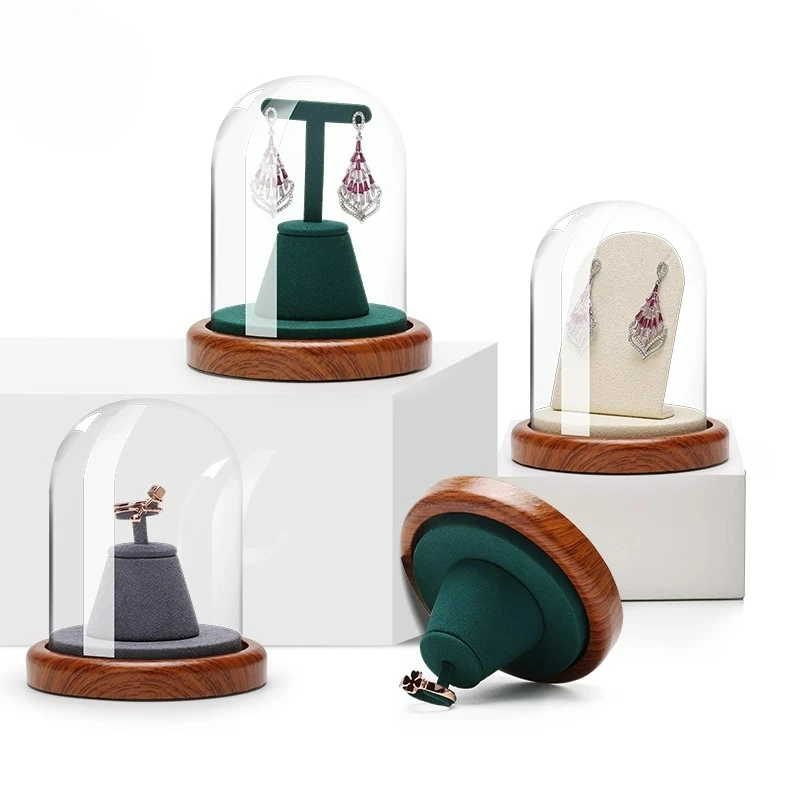 

Jewelry display props, rings, bracelets, necklaces, earrings, headwear racks, dust-proof glass covers, ornaments
