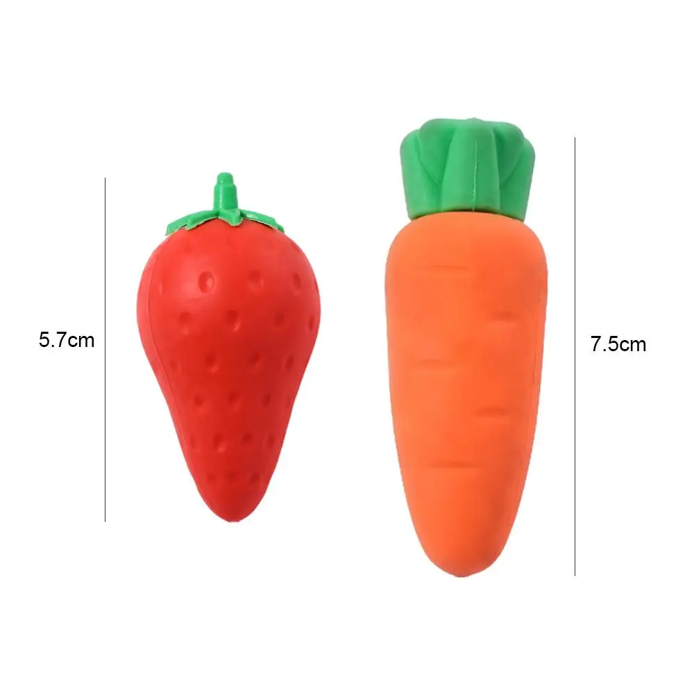 الجزر الفراولة المانجو اللوازم المكتبية المدرسية الطلاب القرطاسية محايات قلم رصاص لينة محايات الفاكهة الكبيرة تصحيح الإمدادات