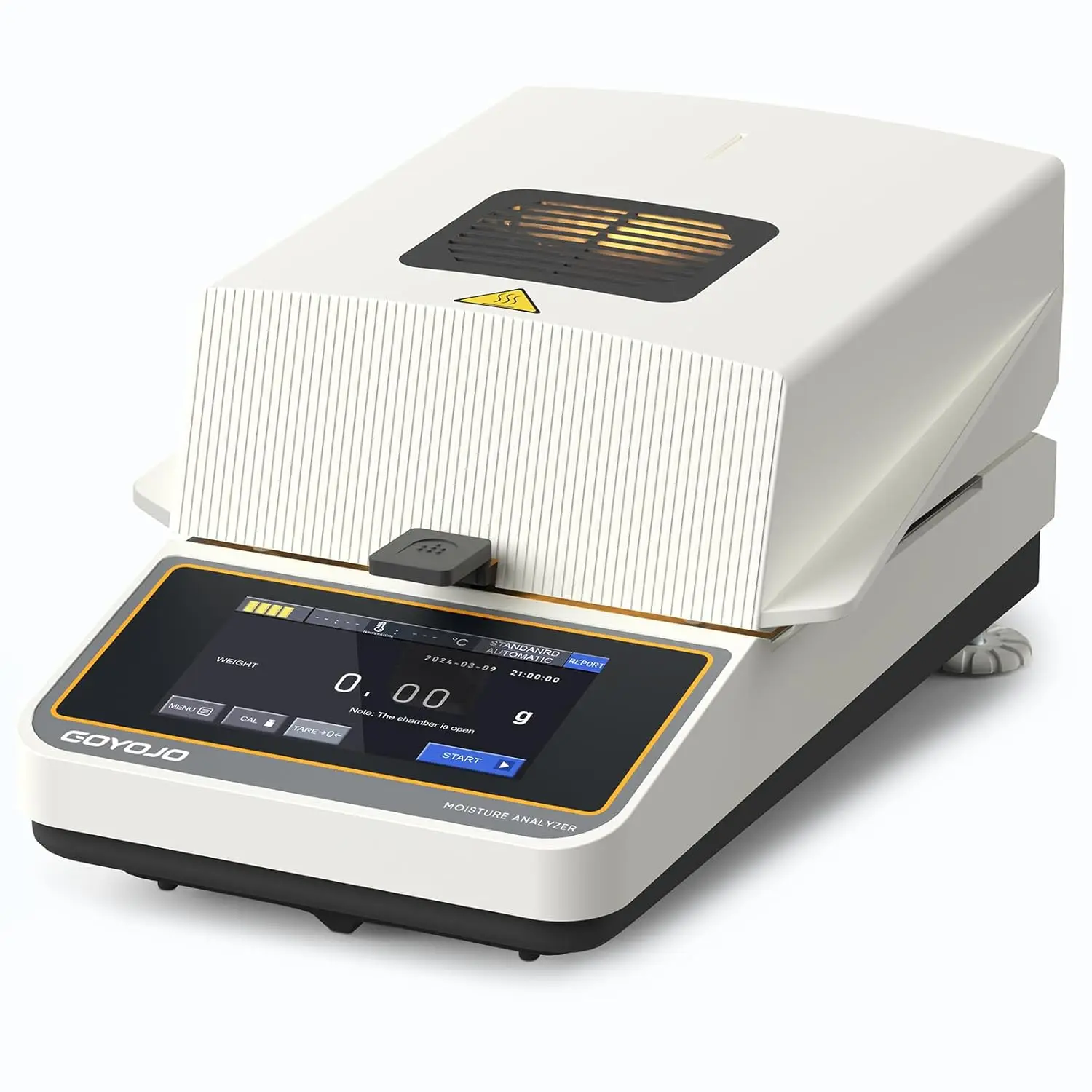 Halogen Moisture Analyzer 110g-10mg-5mg-1mg High-Precision Halogen Moisture Balance Moisture Determination for Food Plants