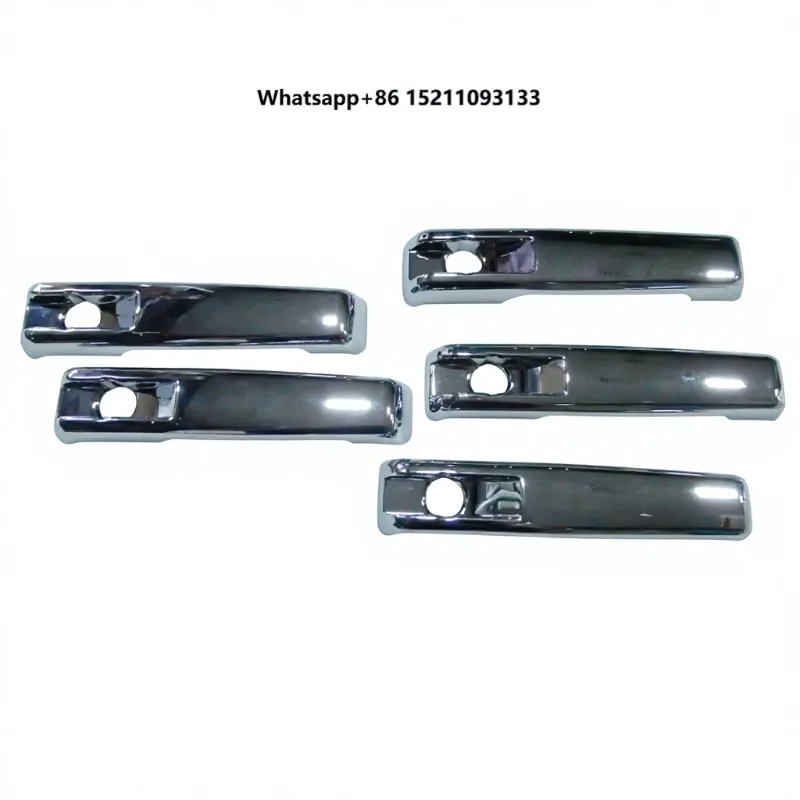 Door Handle Cover Chrome 1Set=5Pcs Dry Stainless Steel Handle Cover