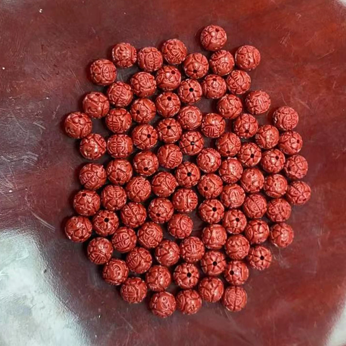 10pcs 6mm Flower-ball Shaped Through-hole Beads Atural Shell Beads for Jewelry Making DIY Necklaces Bracelets and Accessories