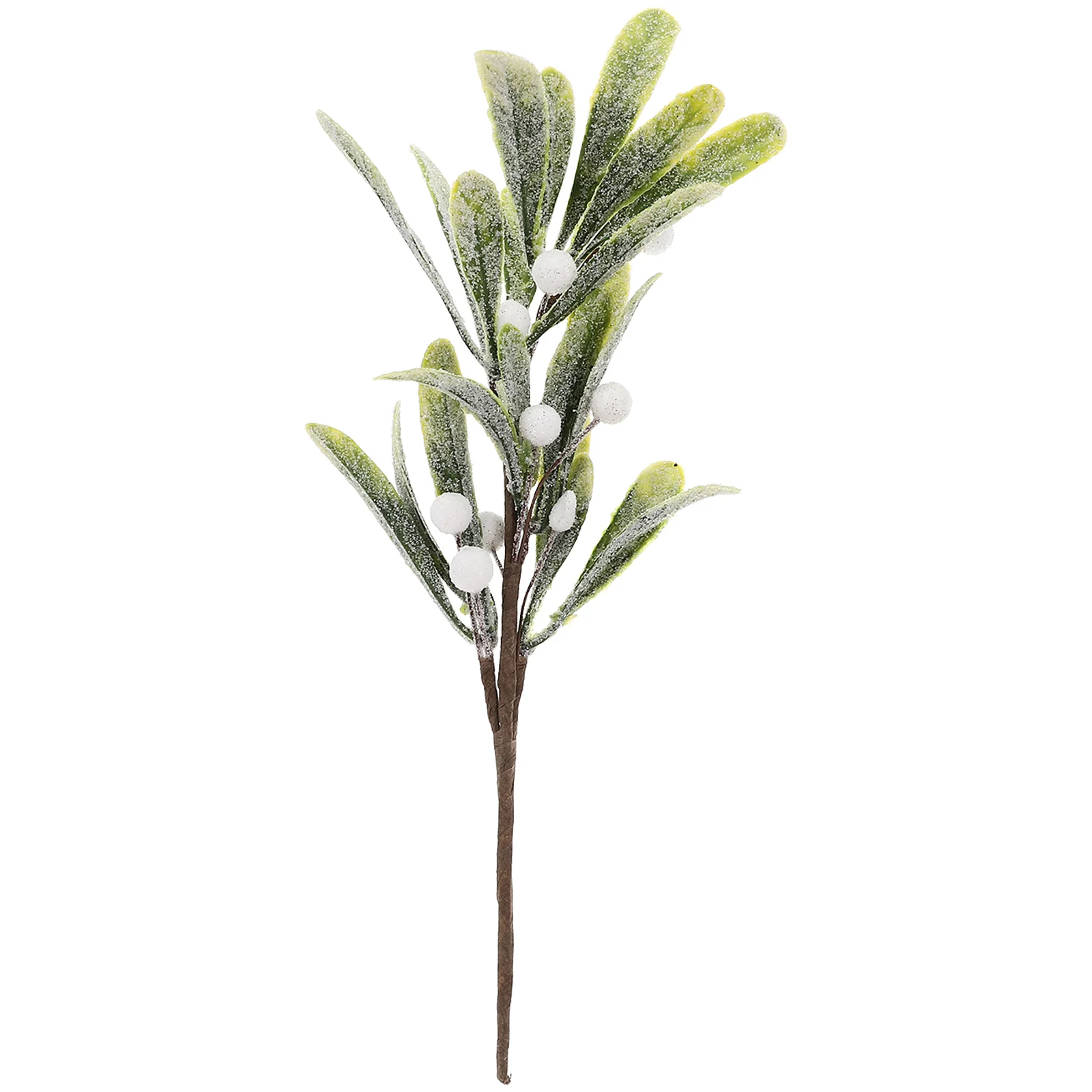 Christmas Simulated Mistletoe Cuttings Artificial Plant Simulation Branch Pick Berry Decor Fake Vase DIY Branches