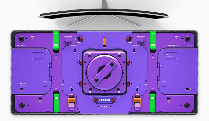 

Mechanical Waterproof Mouse Pad Super Large Silk Smooth Candy Color Esports Natural Rubber Laptop Office Gamer Pad on The Table