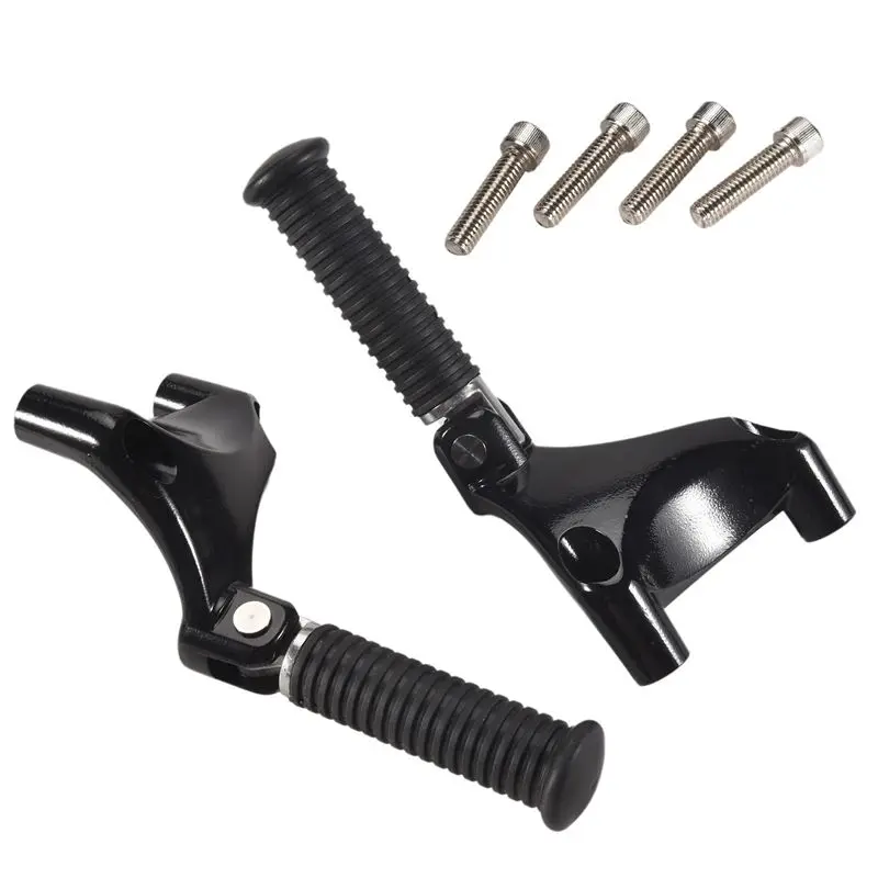 

A48P-Motorcycle Black Passenger Rear Foot Pegs Footpegs Mount For 1200 Xl 883 Sportster 2004-2013