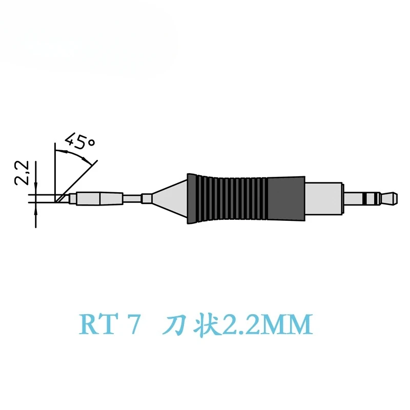 RT7 Knife Type Soldering Iron Head RT 7 Welding Nozzle WMRP WXMP Micro Welding Pen