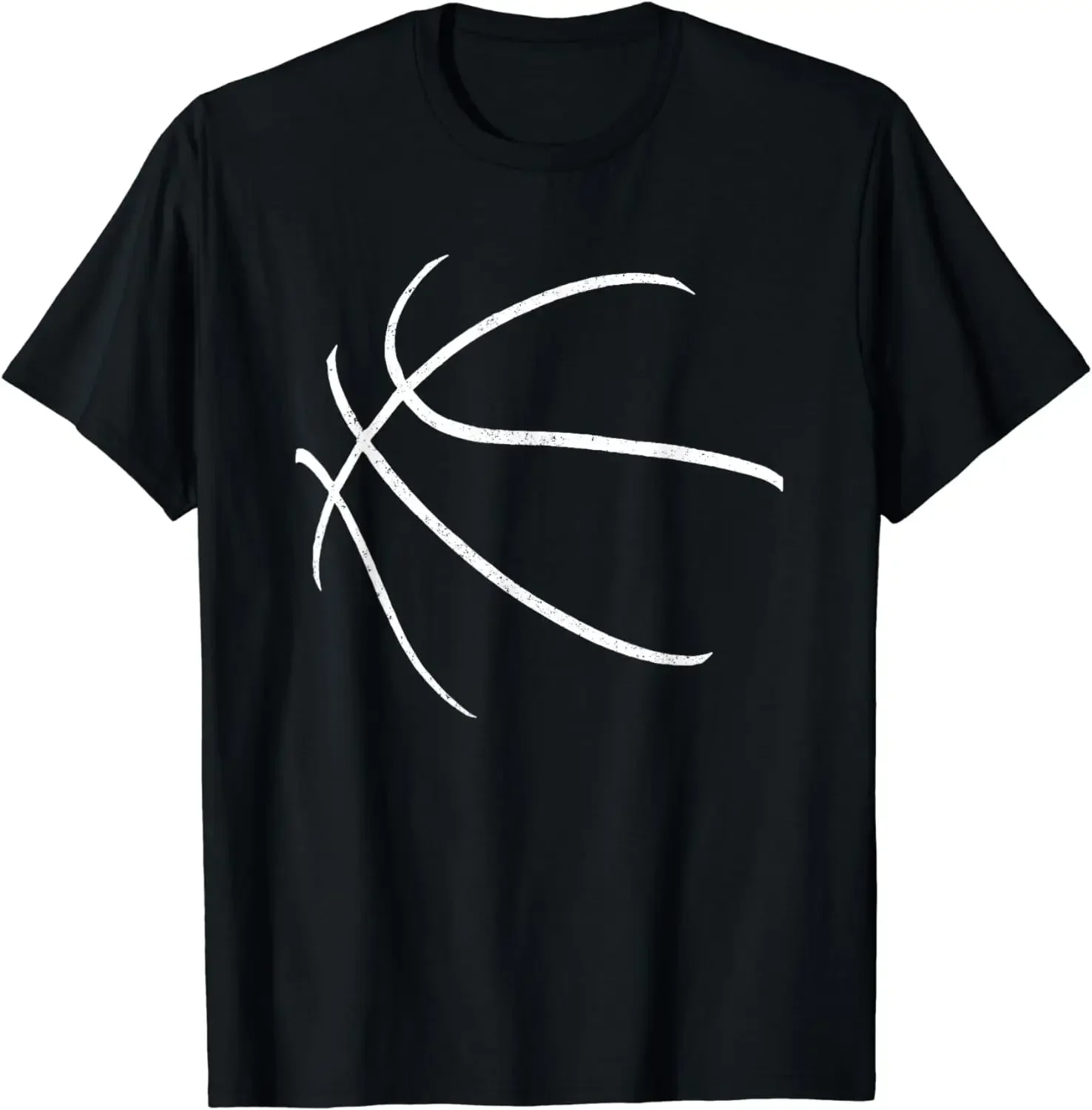 uomo abbigliamento Streetwear Divertente regalo di compleanno basket Silhouette Bball Player Coach Sports Baller Gift T-shirt