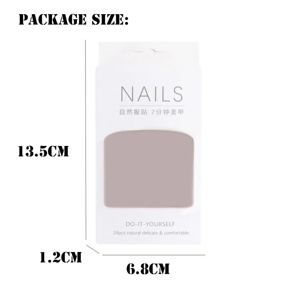 24 Stück abnehmbare Kristall-DIY-Fake-Nials, glitzernde lange quadratische französische Kunstnägel