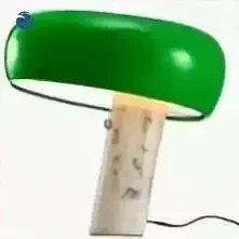 Original brand new！Creative Nordic Mushroom Green Modern Snoopy Marble Base Table Lamp Led Living Room