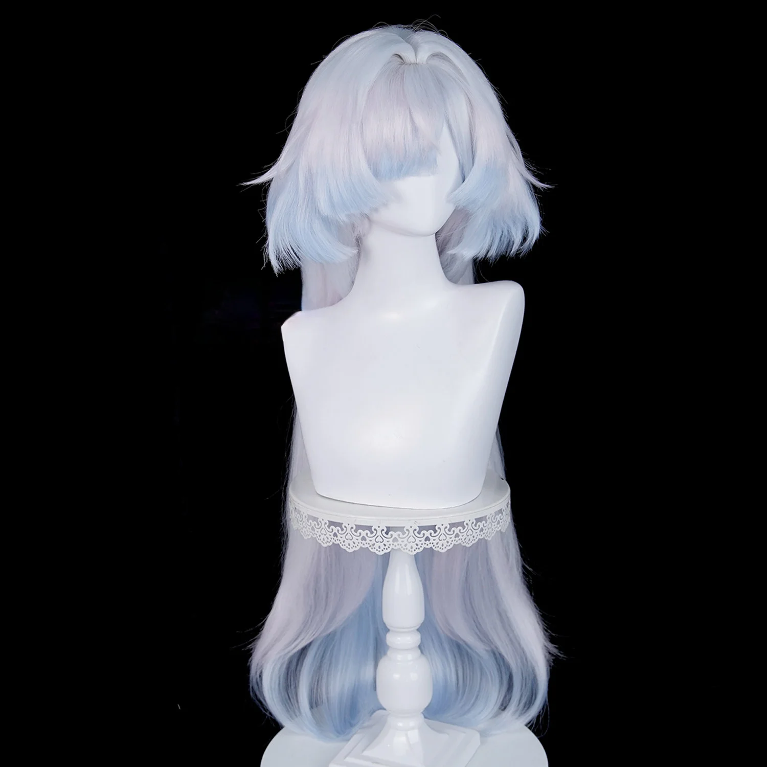 Gioco Wuthering Waves Mornye Parrucca Cosplay Breve Shaggy Frangia Lungo Rettilineo Gradiente Parrucca Cosplay Per Comicon Party Donne Adulte Uomini