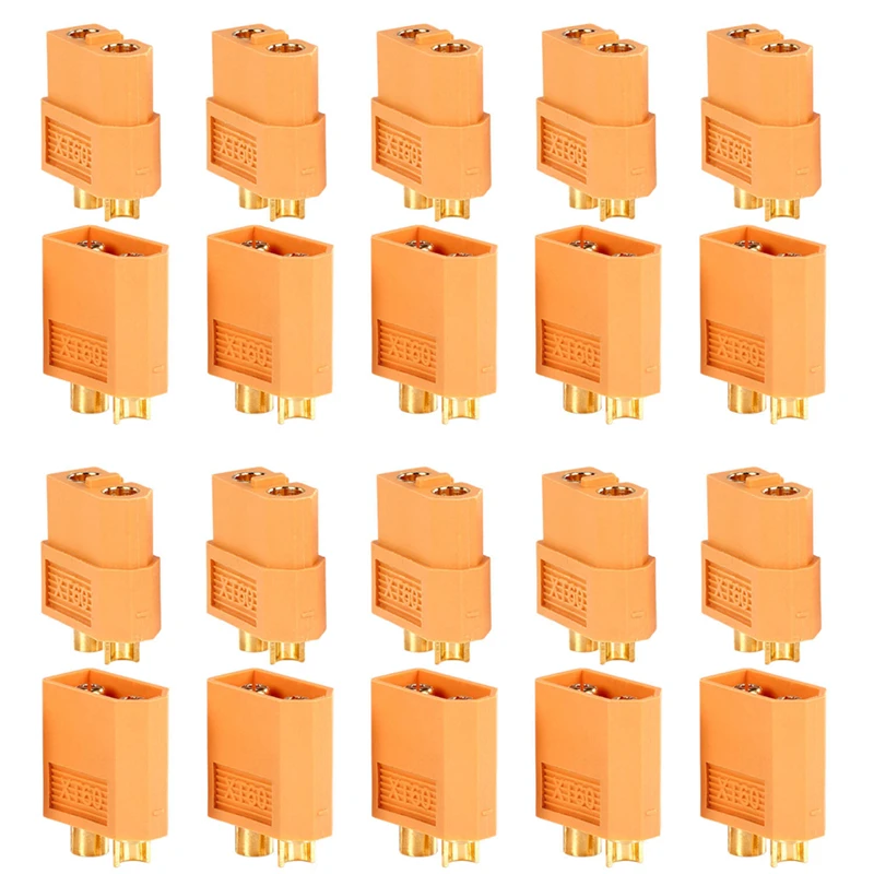 Imagem -06 - Bala Conectores Plugs para rc Lipo Battery Xt60 Masculino e Feminino Quadcopter Multicopter Acessórios