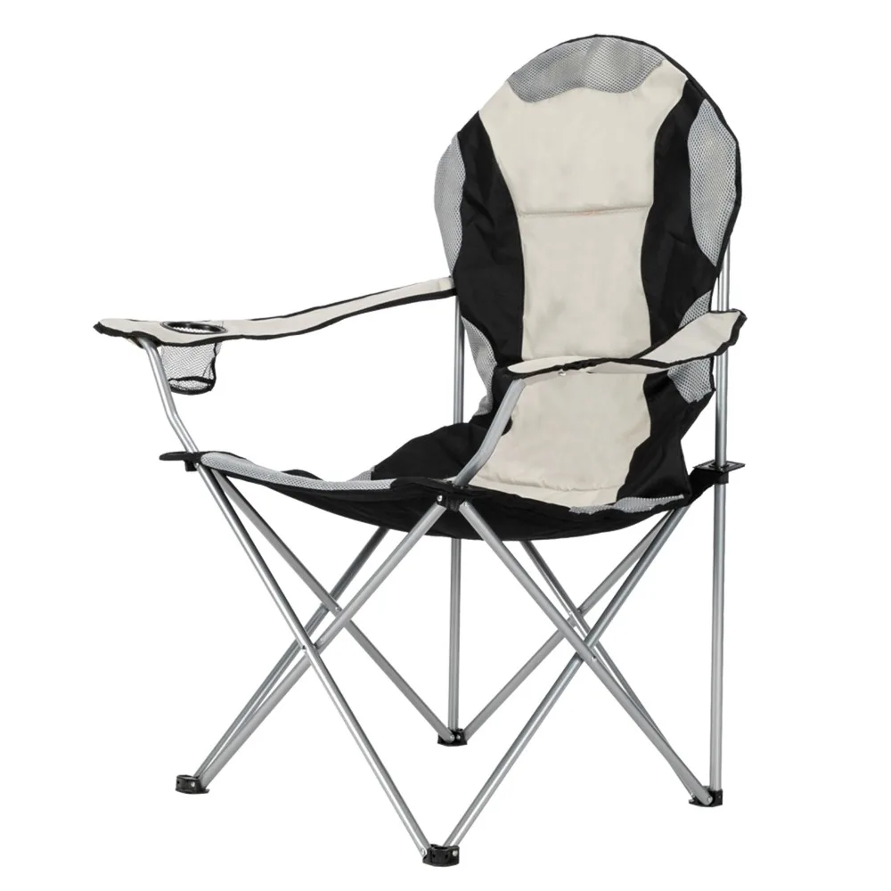 

Medium Camping Chair Fishing Chair Folding Chair Black Gray Easy to carry and light Fishing Outdoor garden Chairs