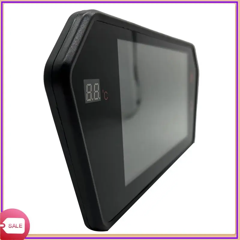 

Prominent Mp5 Rearview Mirror Display Reversing Monitoring Display Car Rearview Mirror Monitor Black