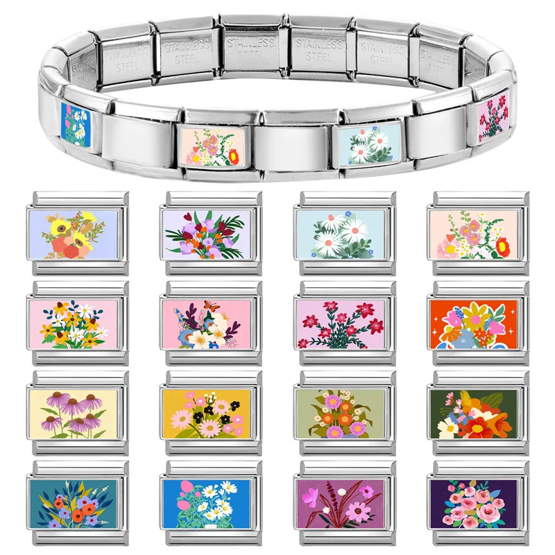 جديد جميل الحيوانات الأليفة القطط والكلاب وصلات سحرية إيطالية تناسب 9 مللي متر سوار الفولاذ المقاوم للصدأ النساء الرجال DIY بها بنفسك صنع المجوهرات