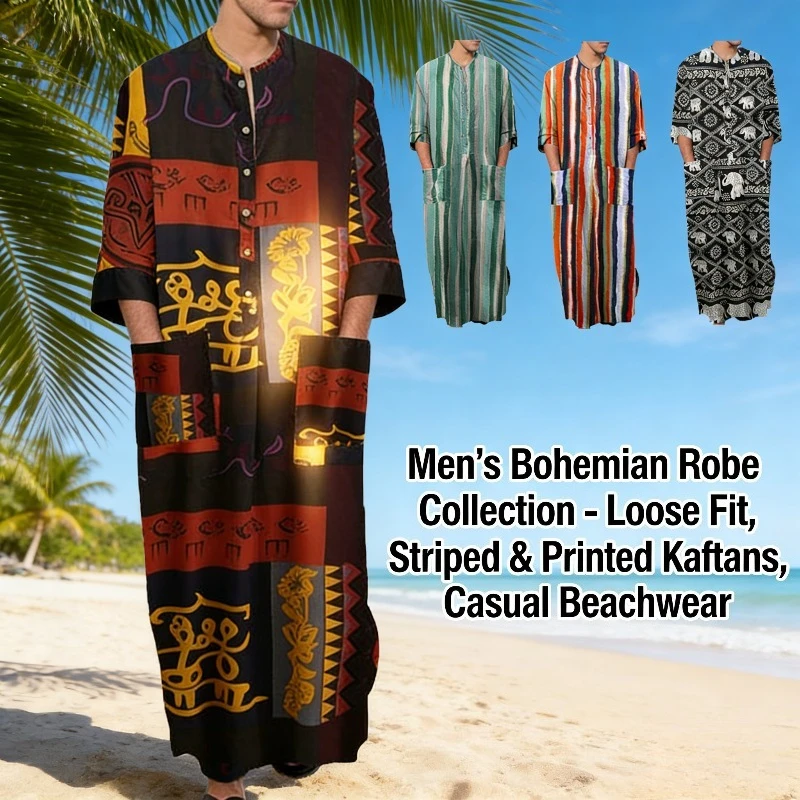 

2026, весна/лето, новая ближневосточная одежда, комбинезон с длинными рукавами, арабская мужская одежда, мусульманский мужской халат