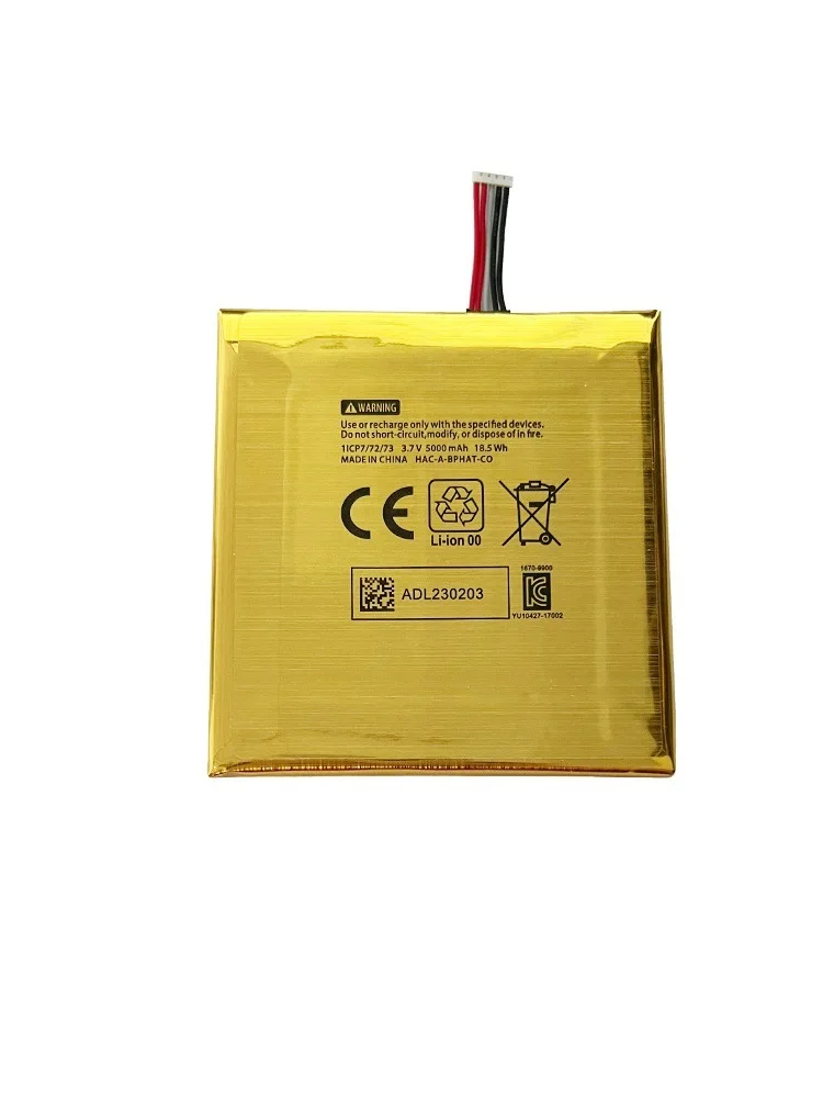 Batterie Li-ion 5000mAh pour Console Nintendo Switch HAC-003 avec Kit d'outils d'installation Compatible avec la Console de jeu HAC-001 2017