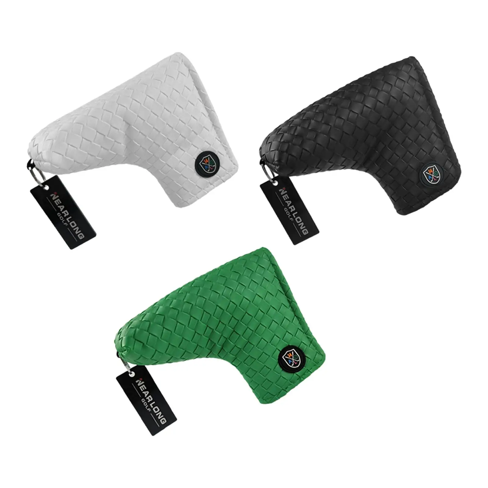 Copertura per mazza da Golf in pelle PU divertente protezione impermeabile protezione interna in peluche fodera per Putter da Golf copricapo per Putter da Golf