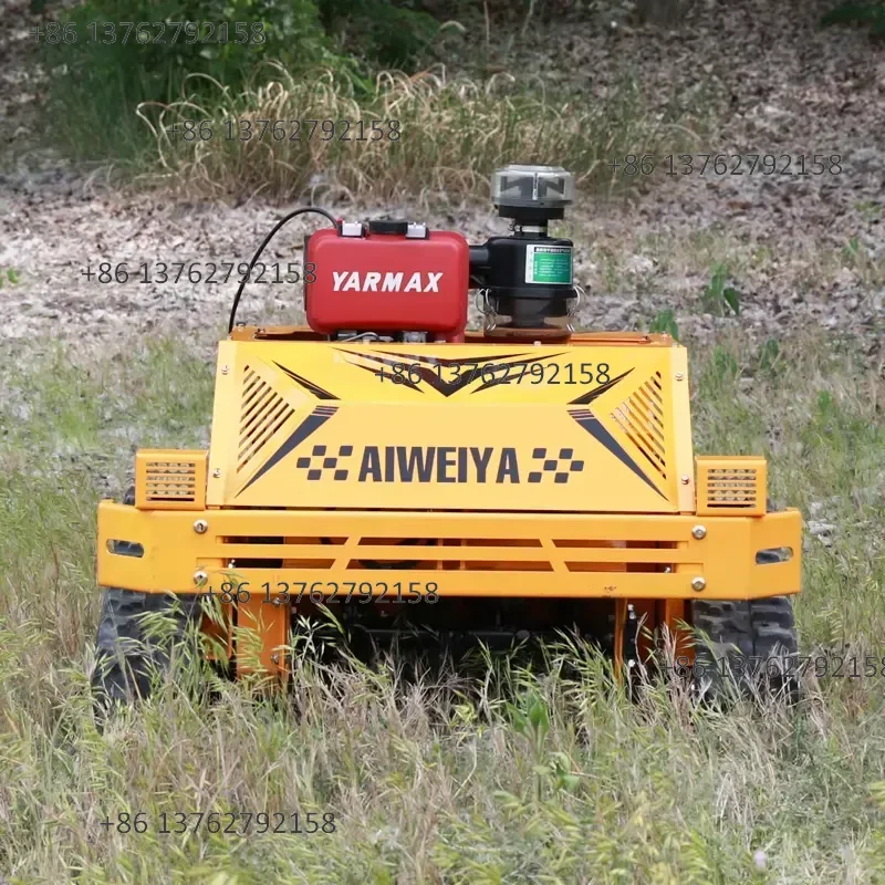 【2026】 Adjustable Cutting Height (20-150mm) Remote Control Lawn Mowe Anti-Interference Remote Control System for Precision
