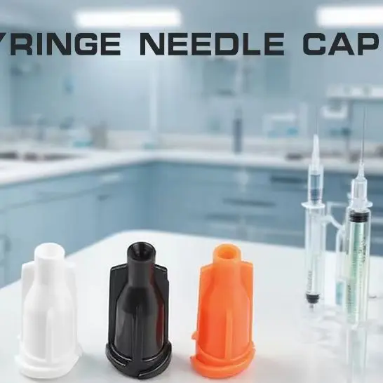 100 قطعة حاقن البلاستيك موزع الاستغناء إبرة ختم المكونات حقنة نصائح قبعات القياسية حقنة Luer وقف قبعات الإمدادات #1