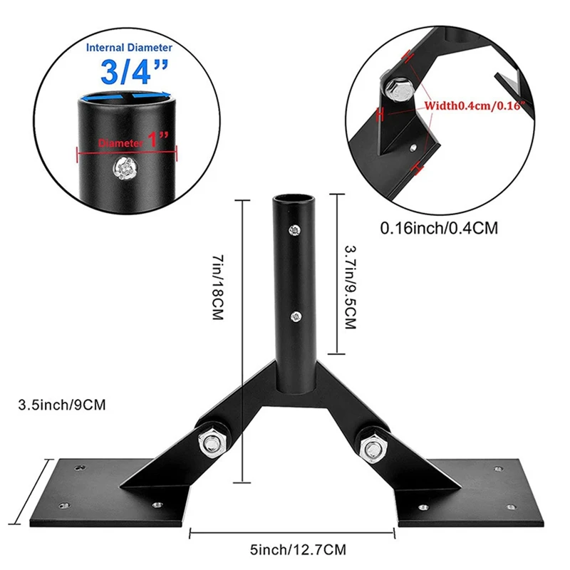 Кронштейн лопатки на крышу MAKE, регулируемый садовый флюгер, монтажная стойка для метеостанции во дворе, аварийный спринклер на крыше
