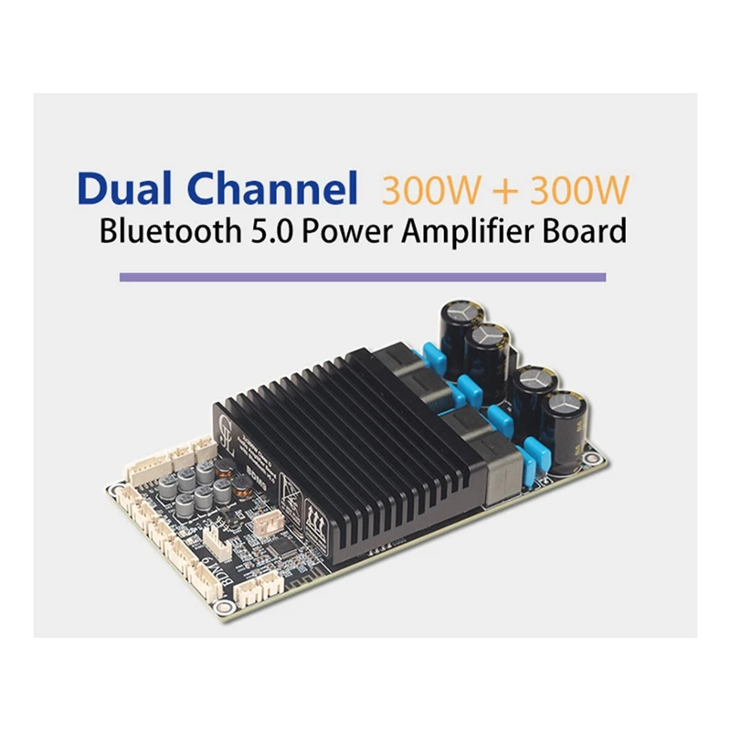 BDM9 TPA3255 2X300W Bluetooth Power Amplifier Board BT5.0 Stereo High Power Adjustable Tweeter