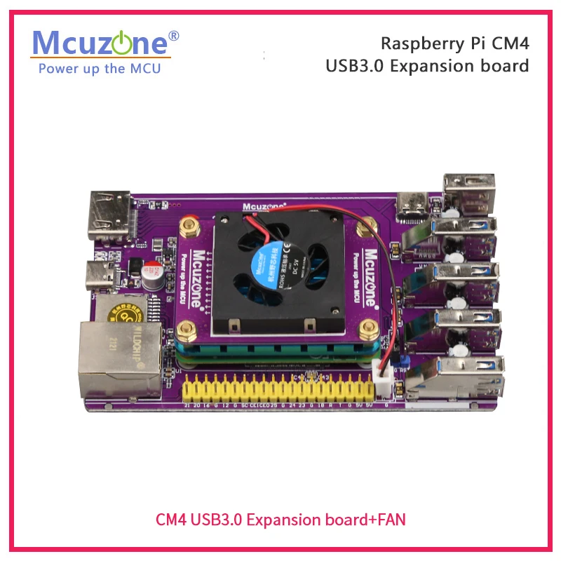 CM4 USB3.0 expansion board Raspberry Pi Compute Module 4 based  VL805 PCIe to USB3.0  5G openwrt arm win10