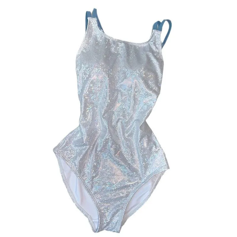 

2025 New Women's One-Piece Swimsuit Triangular Cetition Training Suit for Swimming Pool Profional Racing Cetition