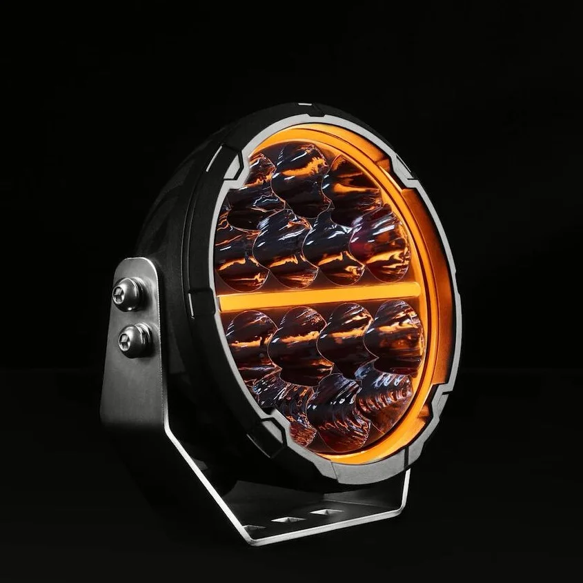 

Hot selling:E-mark 7 Inch Round Steel LED Work Lamp Extraljus Extra Lampor 12V 24V Offroad 4X4 Strands Led Driving Lights