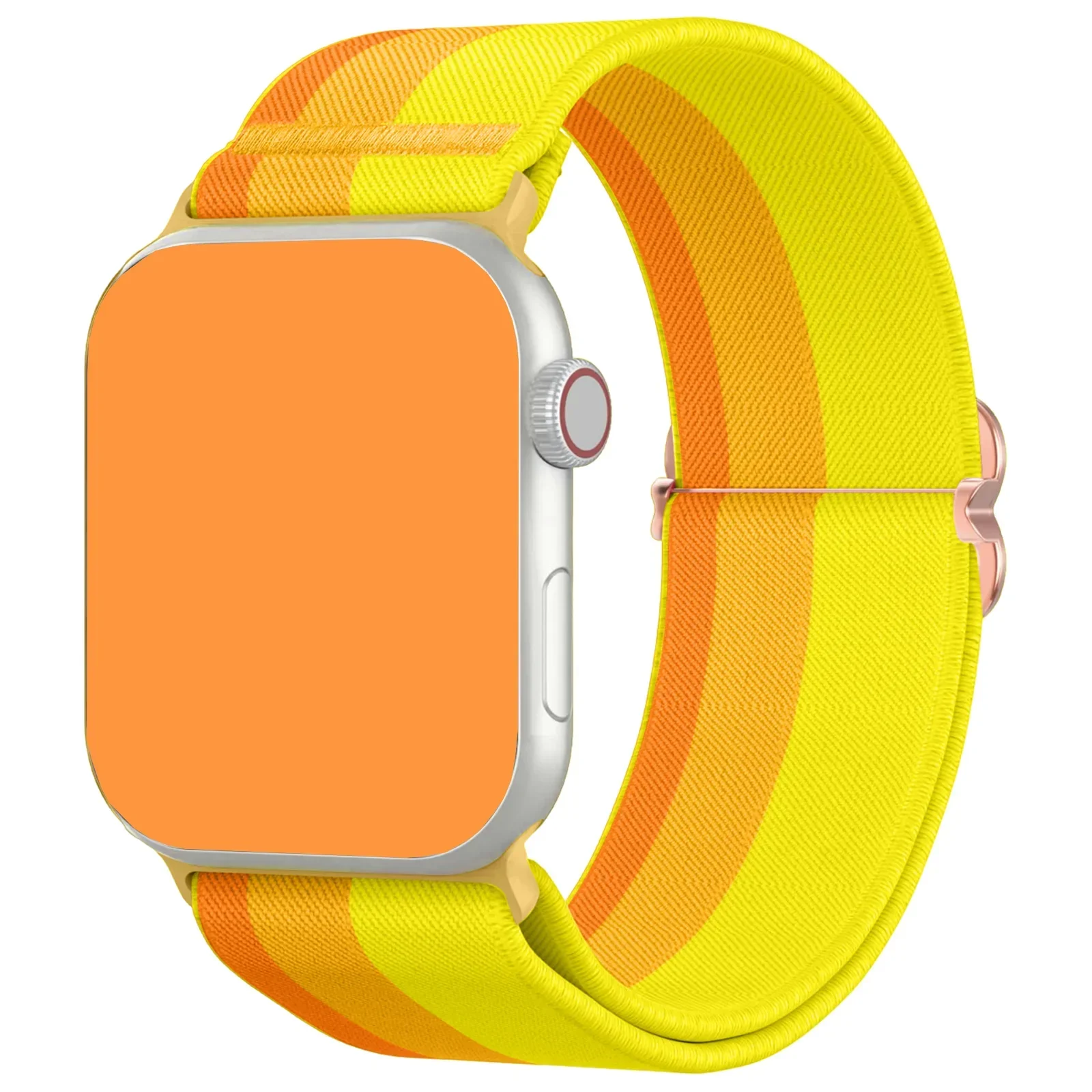 Stretch Nylon Loop Gradient Color Band, Compatible with Apple Watch 38mm 40mm 41mm 42mm 44mm 49mm Adjustable Soft Elastic Band