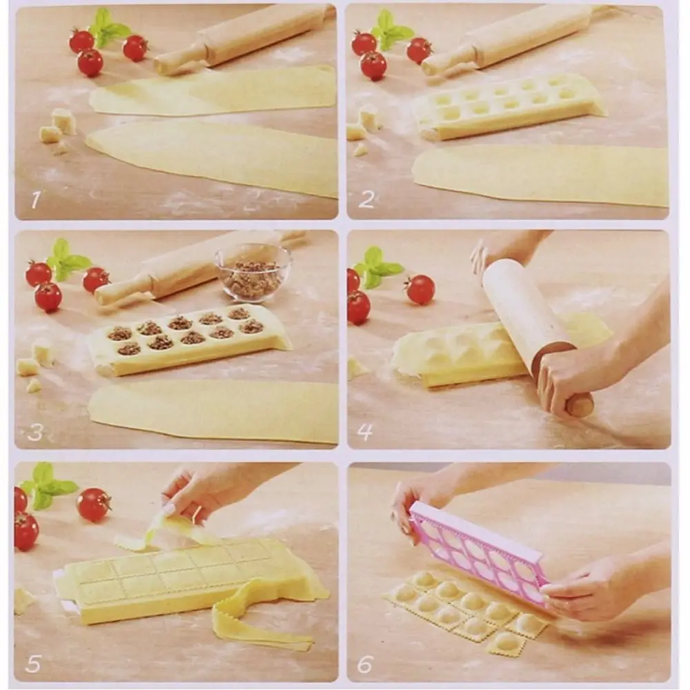 Plastic Ravioli Mould Baking Tools 10/14 /21grids Italian Dumplings Mold Mousse Pastry Tool Various shapes Pastry Dumplings Mold