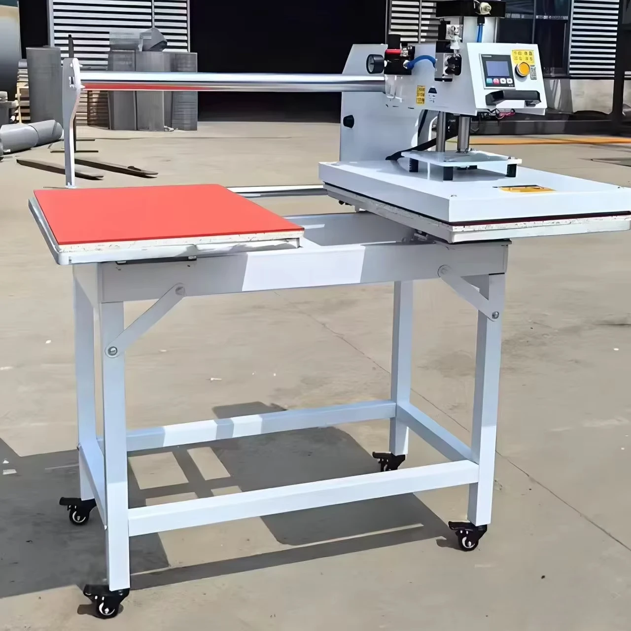 Pneumatic Double Station Heat Press Machine 40x60cm Sublimation Transfer Machine for T-Shirt Printing
