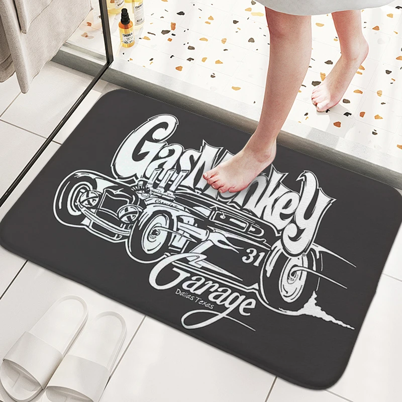 Bath Porch Foot Mat Non-slip G-Gas G-Monkey Custom Doormat Entrance Door Balcony Living Room Floor Carpet Kitchen Bedroom Rug